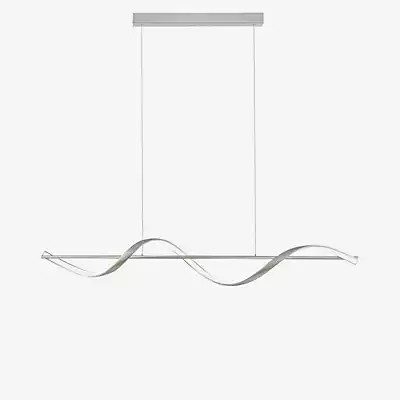 Paul Neuhaus Q-Swing LED Pendelleuchte in Silber aus Metall - Bild 1