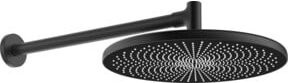 Hansa Kopfbrause Aurelia Wandmontage, Rund, Matt-Schwarz, Durchmesser: 30,0 cm - Bild 1