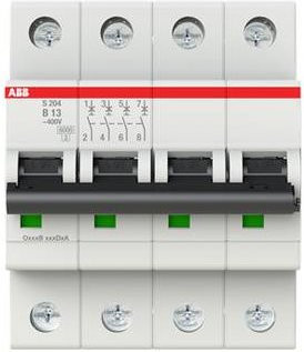 ABB S204-B13 Leitungsschutzschalter 13A 400V weiß - Bild 1