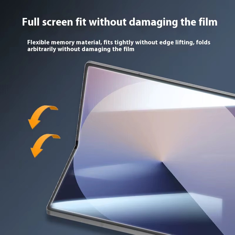 4-in-1 Hydrogel Displayschutzfolie für Samsung Galaxy Z Fold 7 6 5 4 3 2 mit Innen- und Außenscharnier-Schutz, matt, weiche TPU-Folie, transparent - Bild 2