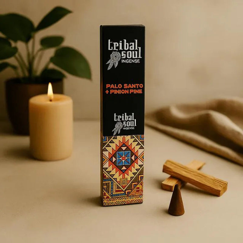 Tribal Soul Palo Santo und Pinon Räucherstäbchen aus Holz, mehrfarbig - Bild 1