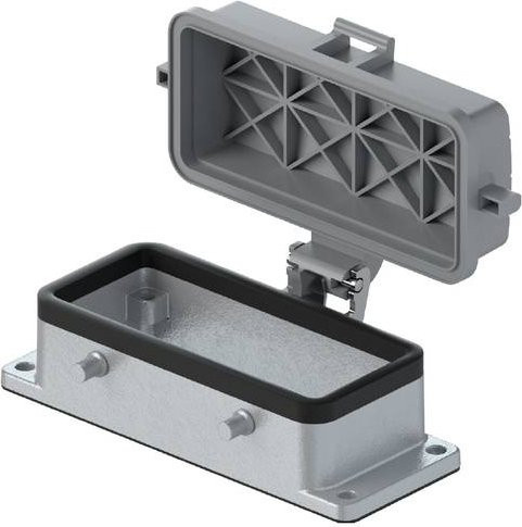 Wieland Electric Gehäuseunterteil 70.325.2428.0 in Grau aus Aluminium - Bild 1