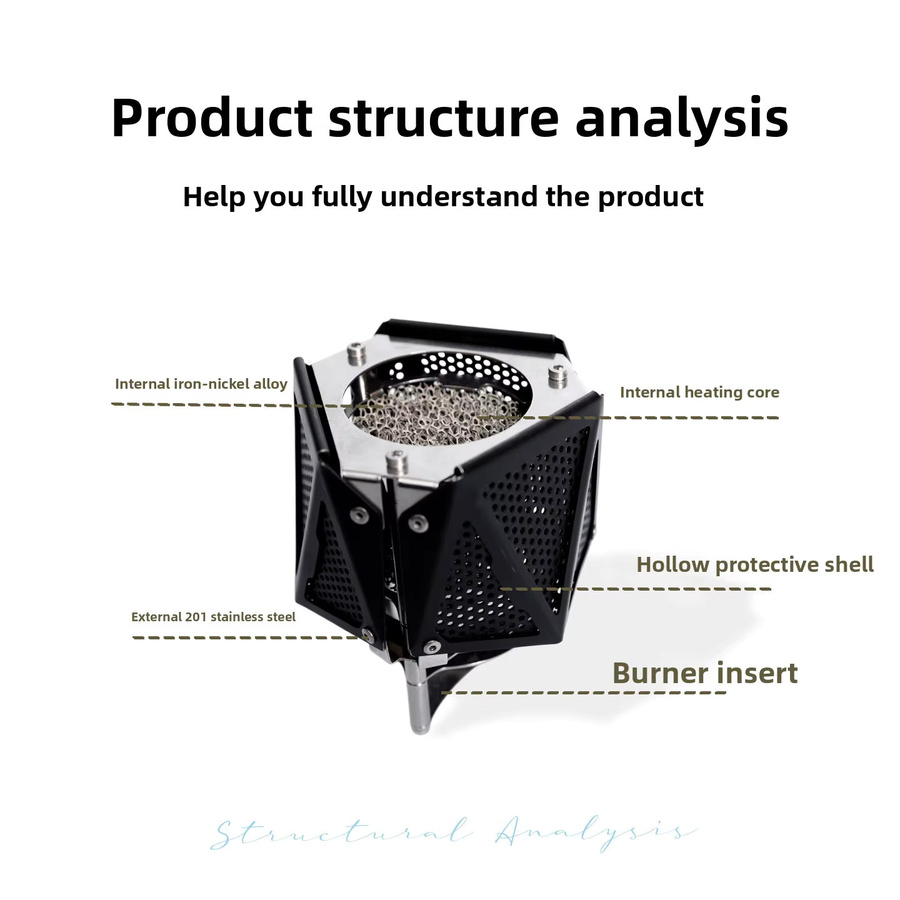 MOUNTAINHIKER Multifunktionale Kaffee-Heizkocher-Abdeckung für Outdoor, Camping und Büro in Schwarz - Bild 5
