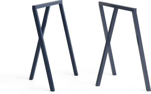 HAY Loop Stand Frame aus Stahl in Blau, pulverbeschichtet - Bild 1