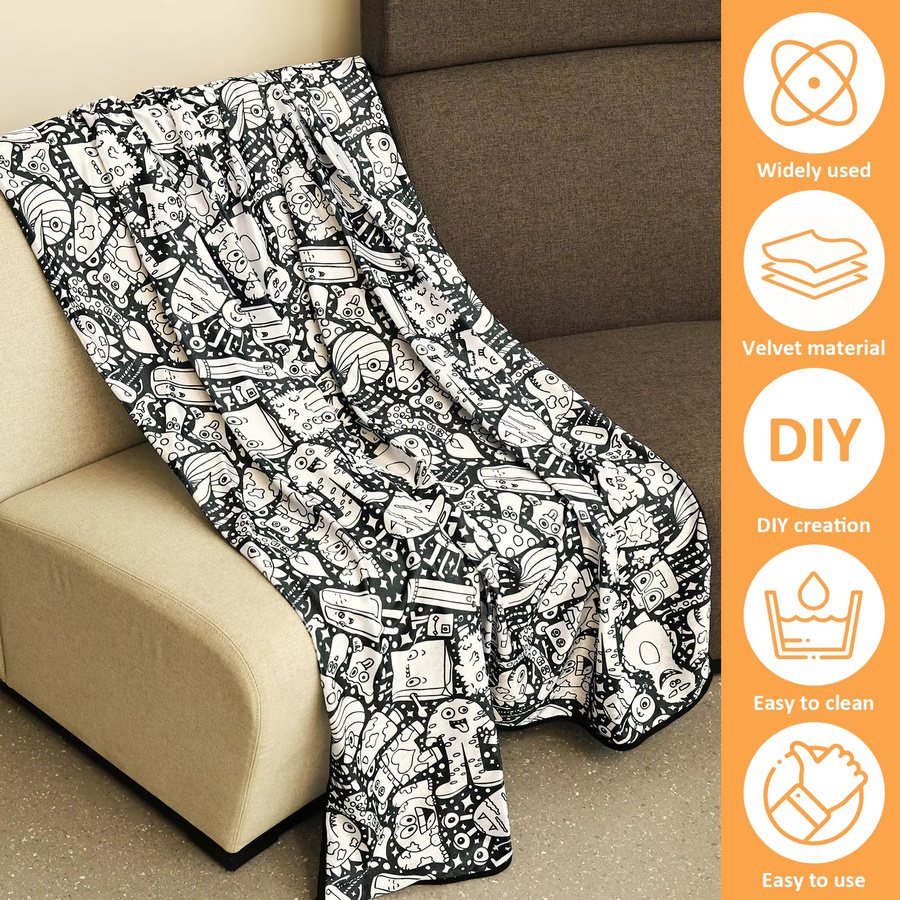 DIY Maldecke mit 24 Farbstiften für Erwachsene zur kreativen Gestaltung und zum Stressabbau - Bild 2