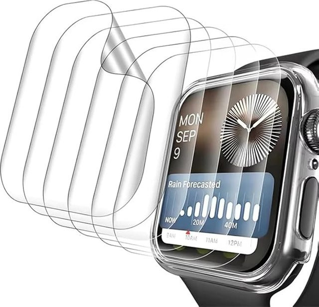 HD Clear Hydrogel Displayschutzfolie für Apple Watch Ultra 1 2 3 49 mm, transparent - Bild 1