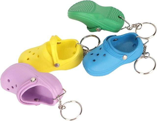 Wosawe Schlüsselanhänger Mini Lochschuh, blue, Unisex - Bild 1