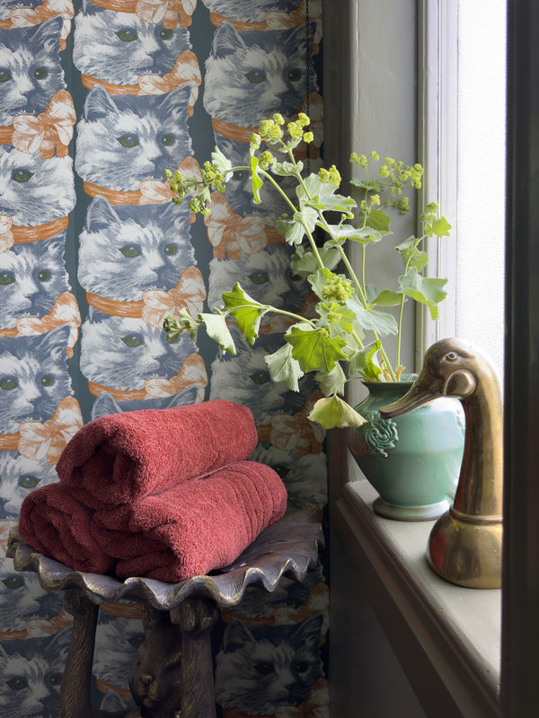 Studio Lisa Bengtsson Tapete Crazy Cat Lady Design mit Tiermotiven in Multicolour - Bild 2
