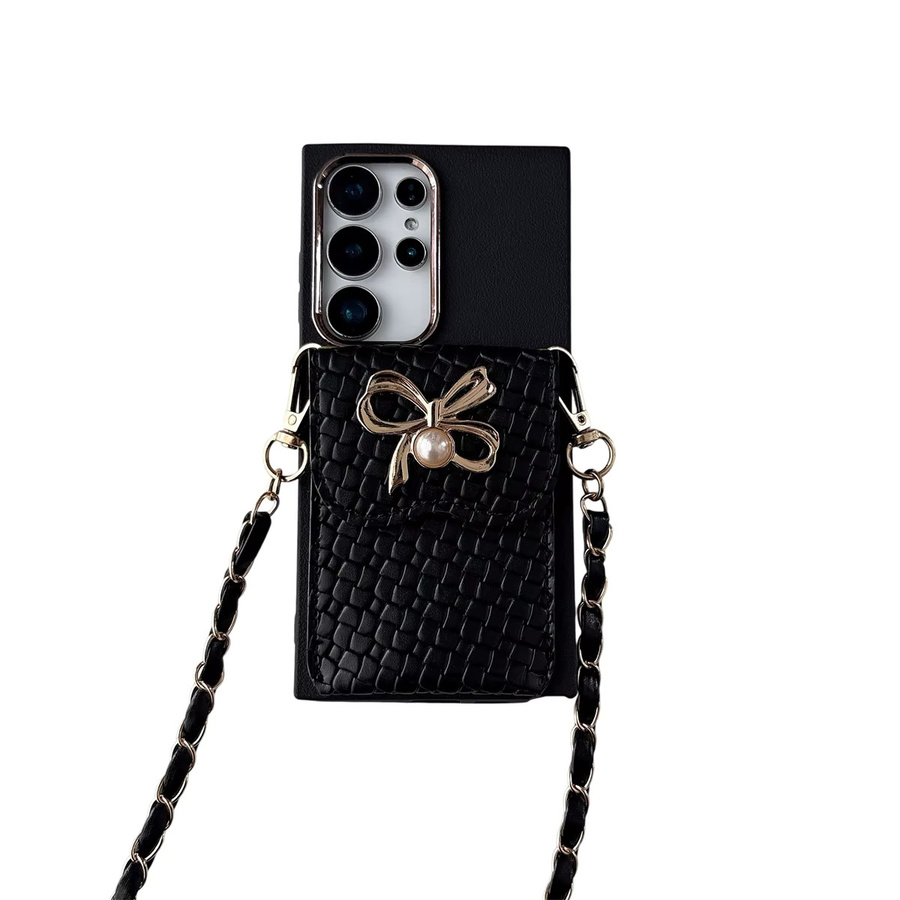 Crossbody Kartenhalter Brieftasche und Handyhülle für Samsung Galaxy S26 S25 S24 Ultra S23 S22 S21 Plus A56 A36 A06 A55 A35 A25 A15 A05S A05 in Braun - Bild 7