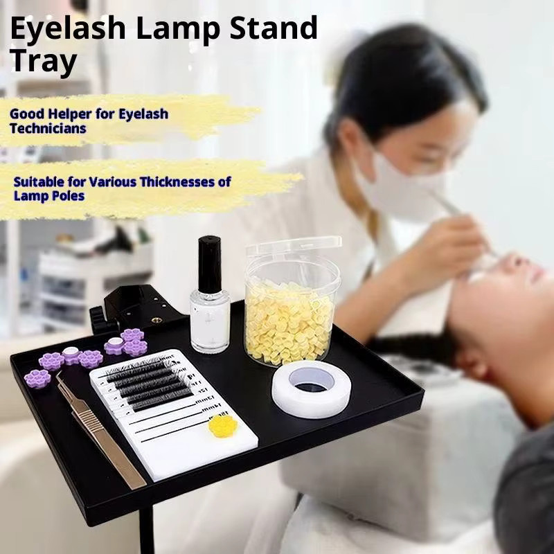 YOVIP Wimpern Tablett Halter Halbmond, Universal Clamp Clip Plattform - Bild 1