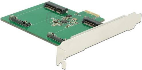 Delock 89479 PCI-Express RAID Controller Karte für mSATA SSDs in Grün - Bild 1