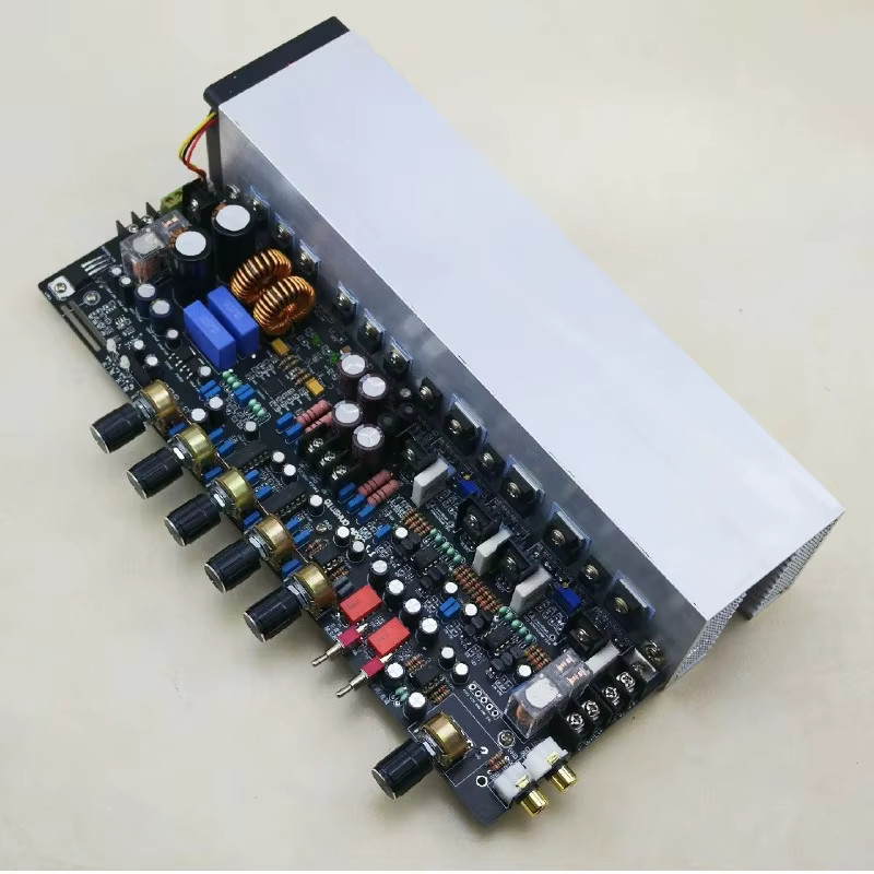 SOTAMIA LM3886 2.1-Kanal Leistungsverstärker als fertige Platine, Klasse A digitaler Audioverstärker mit 150 W x 2 + 300 W - Bild 2
