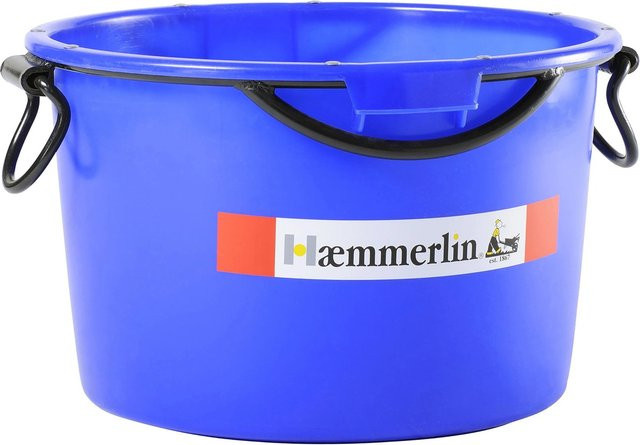 Haemmerlin Mörtelkübel aus Kunststoff in Blau mit 90 Litern Fassungsvermögen für Bauböcke mit Winde - Bild 1