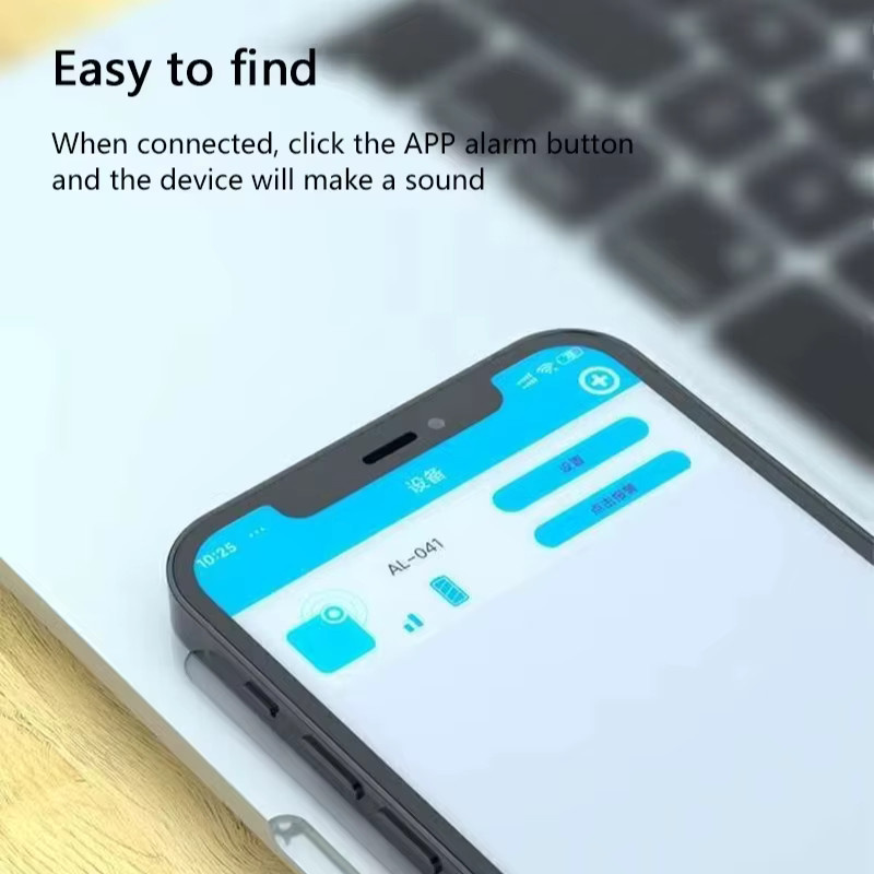 OPPO Mini Bluetooth GPS Smart Tracker in Schwarz für Schlüssel, Geldbörsen, Haustiere und Kinder, kompatibel mit iOS, Android und Google Find My - Bild 2