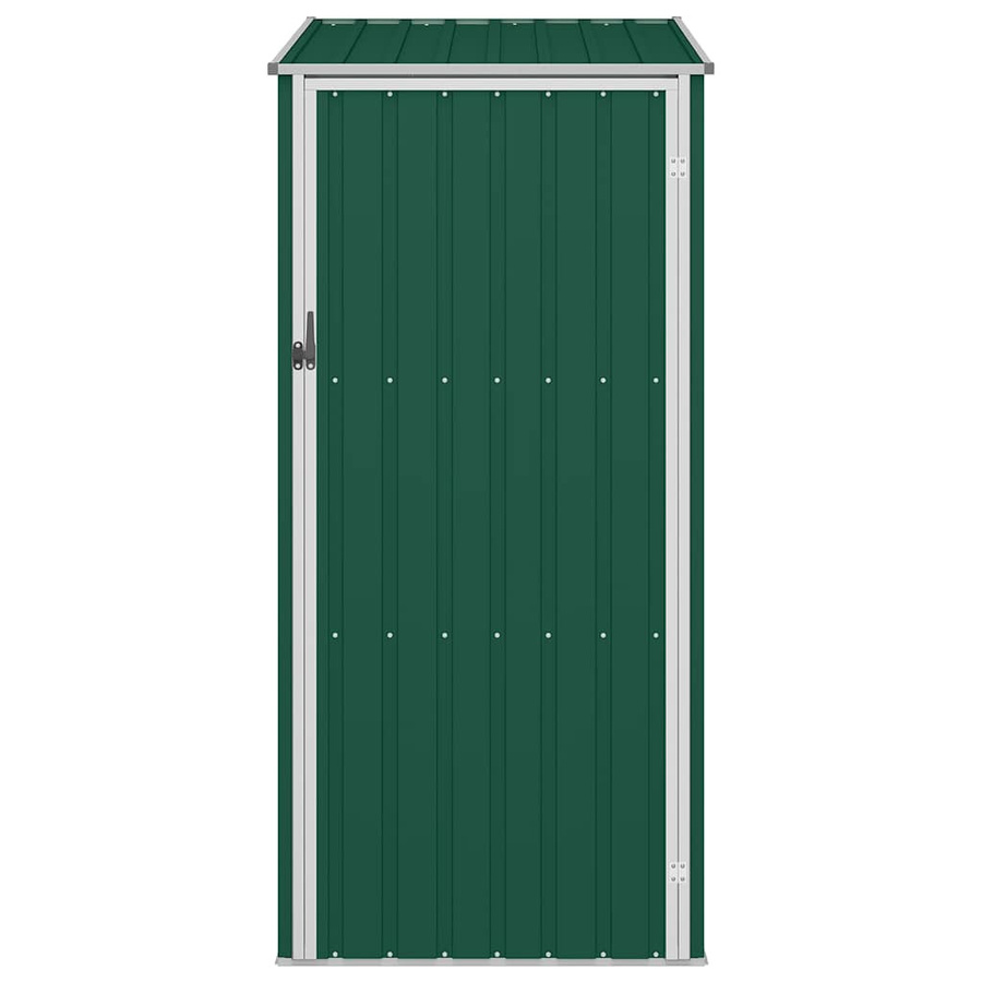 vidaXL Gerätehaus aus verzinktem Stahl in Grün, B/T/H: 87 x 98 x 159 cm - Bild 4