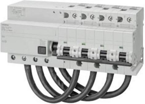 Siemens RCBO FI-Schutzschalter/Leitungsschutzschalter 125A 1A 400V Weiß - Bild 1