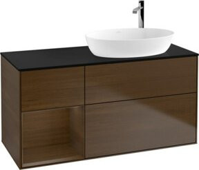 V&B Waschtischunterschrank Finion in Walnuss Braun Breite: 120 cm, Tiefe: 50,1 cm, Höhe: 50,1 cm - Bild 1