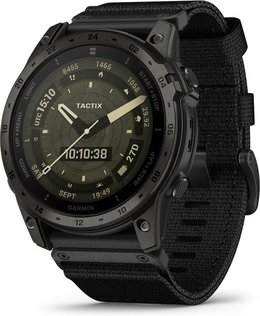 Garmin Smartwatch Tactix 7 AMOLED Edition, Edelstahl, 51 mm, Herren, Schwarz - Bild 1
