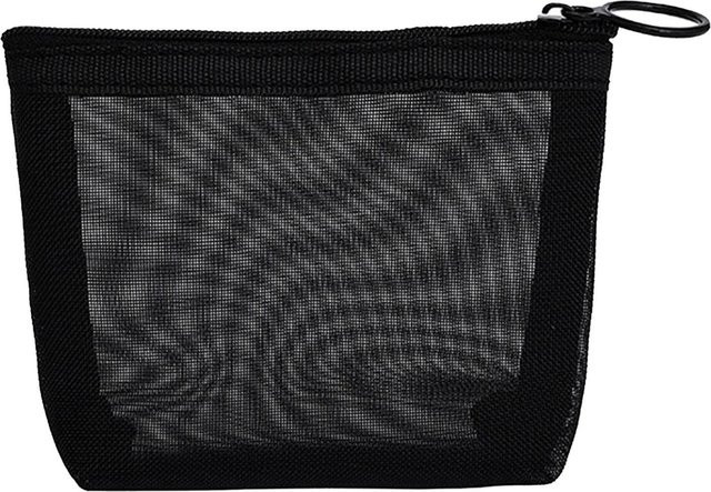 CosyHome Kosmetiktasche aus Mesh, Schwarz, Unisex - Bild 1