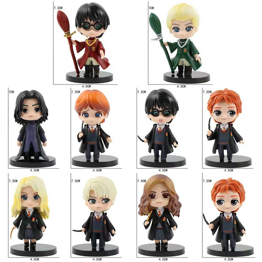 Harry Potter Hermione Ron Hedwig Figuren, Puppe, 3-teiliges Set, ab 14 Jahren - Bild 3