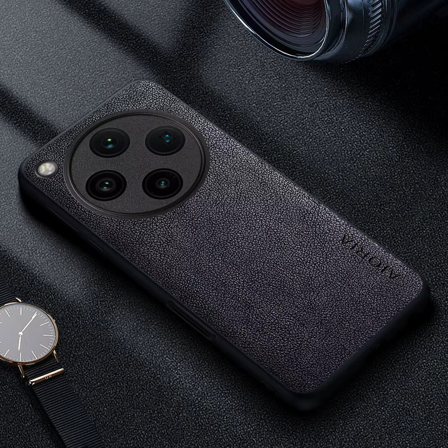 Premium Leder Handyhülle im Retro Business Stil für Oppo Find X8 Pro N5 N3 N2 Flip in Braun - Bild 2