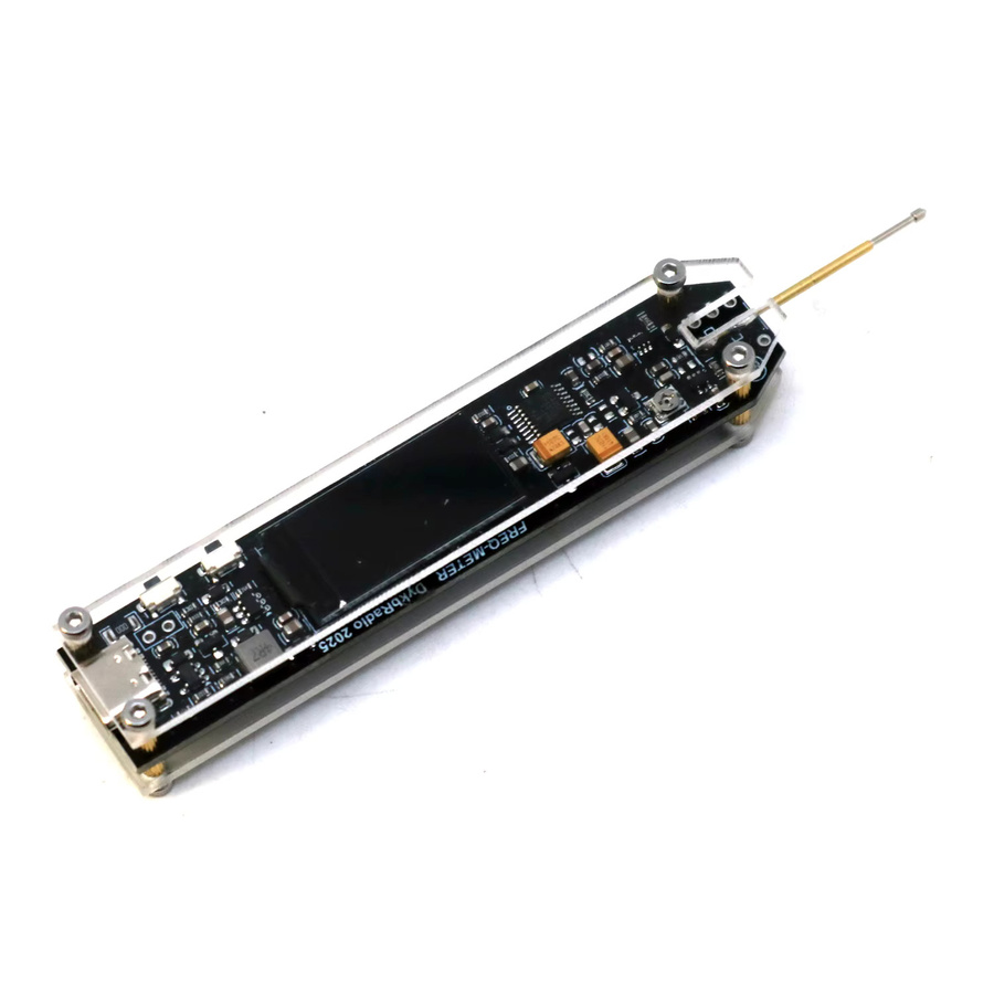 DYKBmetered Frequenzmesser und Frequenzsignalgenerator 5Hz bis 100MHz in Schwarz mit PWM 1Hz bis 4MHz und 0-5V Spannungserkennung - Bild 3