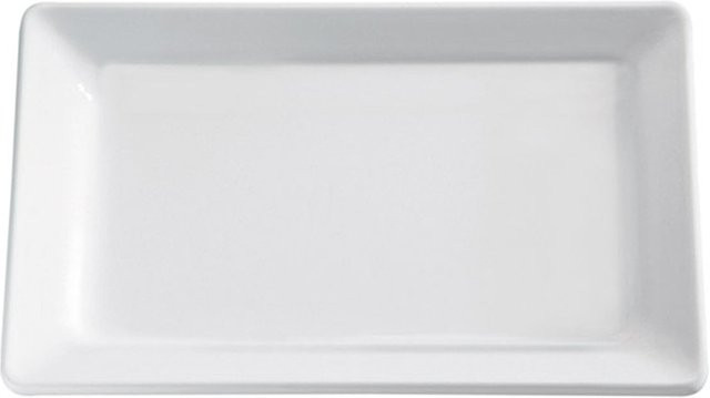 APS GN 2/4 Tablett PURE aus Melamin, weiß, rechteckig, B/T/H: 26,5 x 32,5 x 3 cm - Bild 1