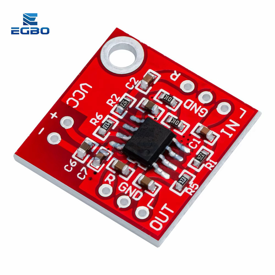 EGBO TDA1308 Stereo Kopfhörerverstärkerplatine als Headset-Verstärker und Vorverstärkermodul für Arduino DIY in Rot - Bild 2