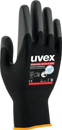 Uvex Montagehandschuhe Schwarz Größe L nach EN 388:2016 - Bild 1