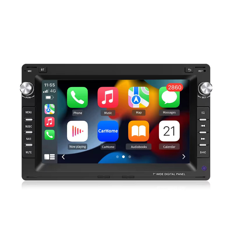 Junsun 4G Android Autoradio mit 9,0 Zoll Touchscreen für VW Golf 4 MK4 Passat B5 Polo Bora Jetta T5 Transporter, Schwarz, mit GPS, WLAN, Bluetooth, CarPlay und Android Auto - Bild 7