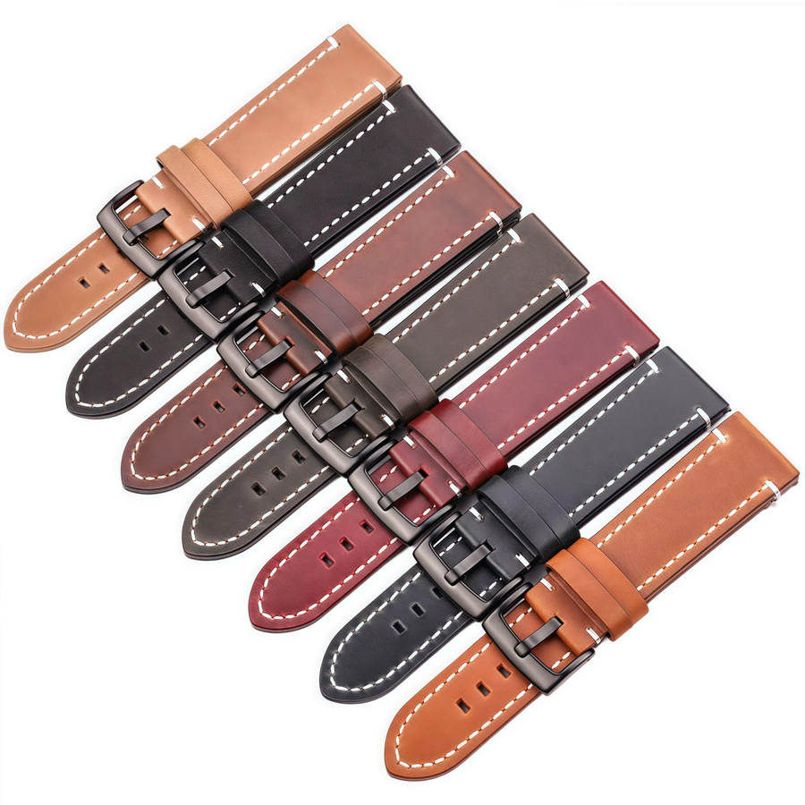 DUTRIEUX Uhrenarmband Ölwachs-Rindsleder, Unisex - Bild 2