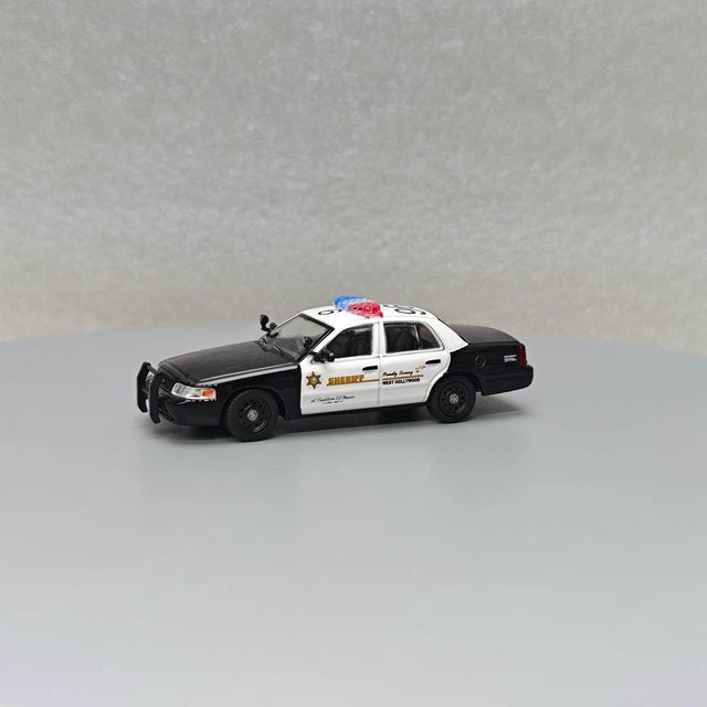 Maisto Crown Victoria Cv Los Angeles Sheriff, Polizeiauto, 1:64, Druckguss-Legierungsautomodell - Bild 1