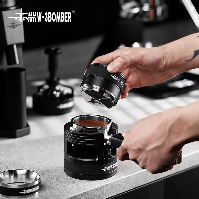 MHW-3BOMBER YU Serie Kaffeedistributur Espresso-Verteiler aus Edelstahl in Silber, 58 mm - Bild 2