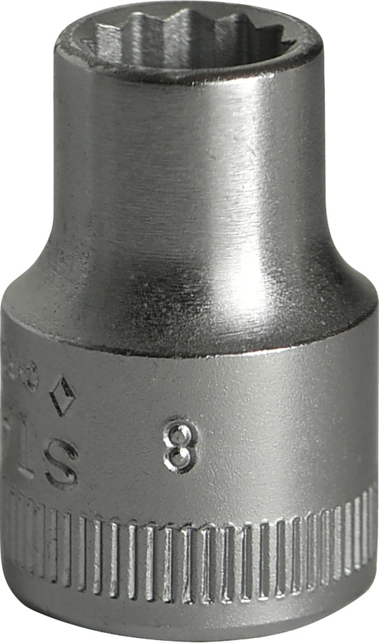 Stahlwille Steckschlüsseleinsatz 3/8 Zoll SW 8 mm silber - Bild 1
