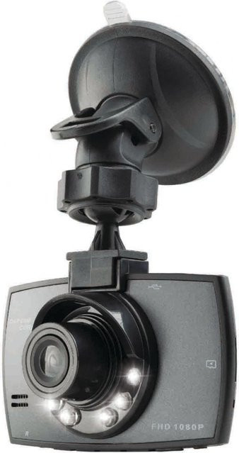 Soundlogic Dashcam Slimline Full HD Action Camera mit Audio und Videorecorder in Schwarz - Bild 1