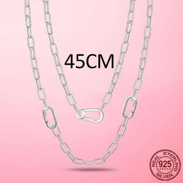 Halskette 925 Sterlingsilber, Damen, weiß - Bild 1