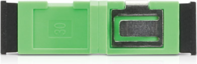Ubiquiti UFiber APC Adapter Modularer Einschub SC/APC SM Schwarz Grün Packung mit 50 Stück UF-ADAPTER-APC-50 - Bild 1
