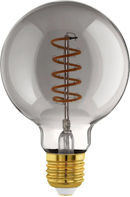 Eglo LED Leuchtmittel E27 Globeform in Transparent mit 4 W und 2.000 K Warmweiß - Bild 1
