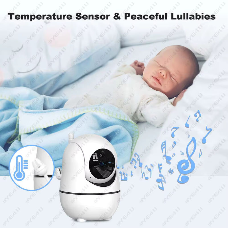 Eye4U 5-Zoll Video-Babyphone mit Kamera, PTZ-Zoom, Temperatursensor und Schlaflied zur Überwachung - Bild 5