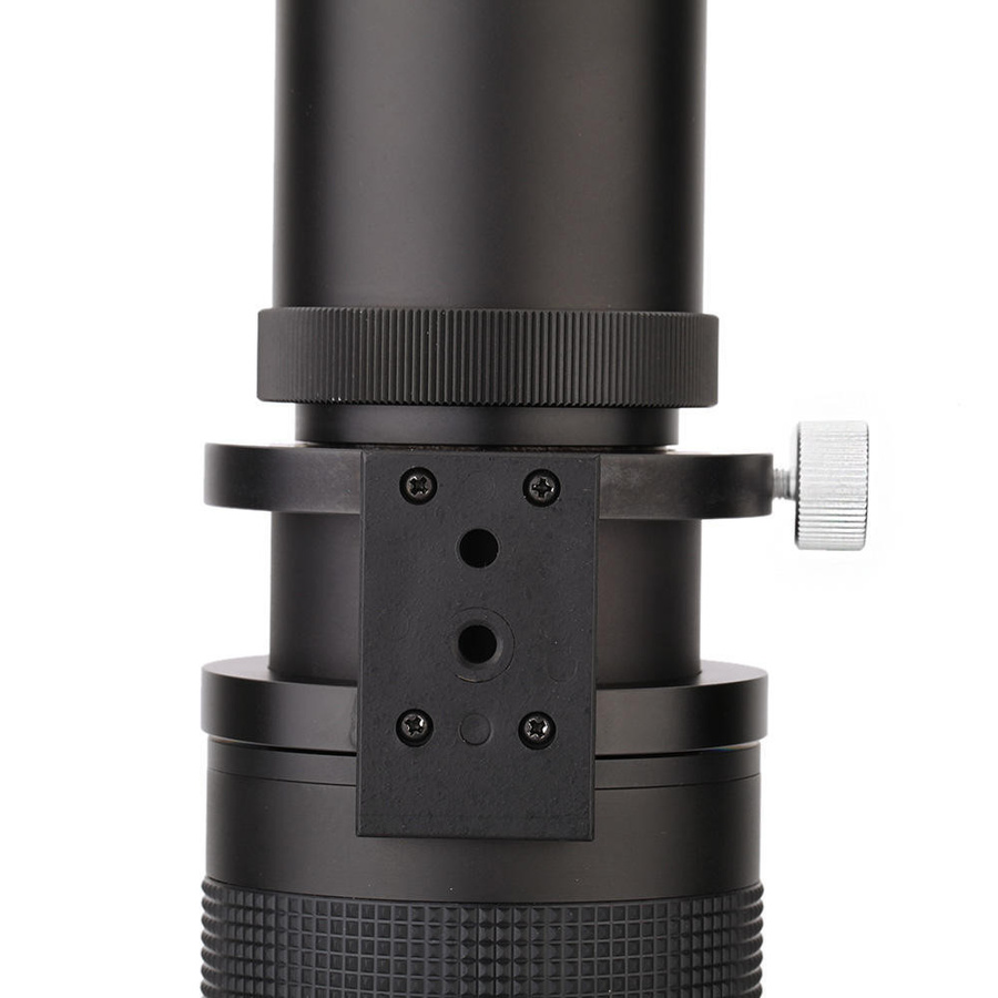 Kelda Ultra-Telezoomobjektiv F8.016 mit T-Mount für Canon und Nikon DSLR-Kameras, Schwarz - Bild 5