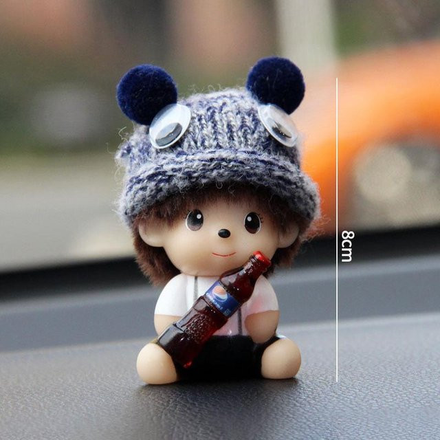 Monchhichi Plüsch Schlüsselanhänger Cartoon 3D Taschenanhänger - Bild 1