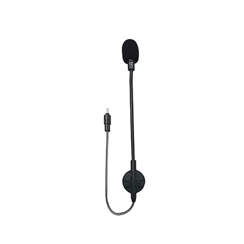 Moman Motorrad Intercom H2S und H2PRO Zubehör Set mit Mikrofon, Schwammbezug und Lederbezug in Schwarz - Bild 2