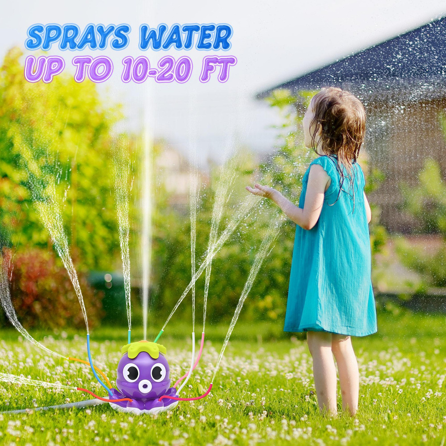 XDR Wasserspielzeug Sprinkler Krake Rotierender Sprühkopf - Bild 2