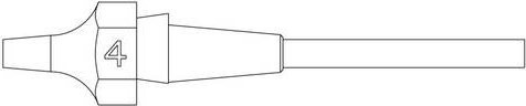 Weller XDSL 4 Saugdüse mit Durchmesser 1,2 mm x 2,5 mm und Länge 10,5 mm - Bild 1