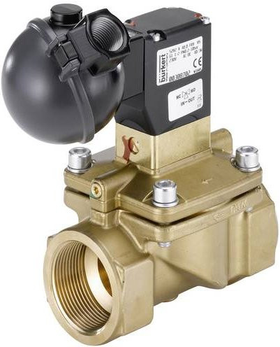 Bürkert Servogesteuertes Ventil 393598 5282 aus Messing in Mehrfarbig mit 120V - Bild 1