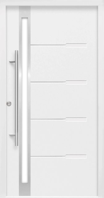 Splendoor Haustür Thermospace Neapel Prime mit Glaseinsatz Weiß B: 100 cm, H: 210 cm, Anschlag Links - Bild 1