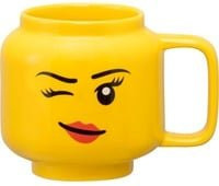 LEGO Keramiktasse Winking Girl in Gelb - Bild 1