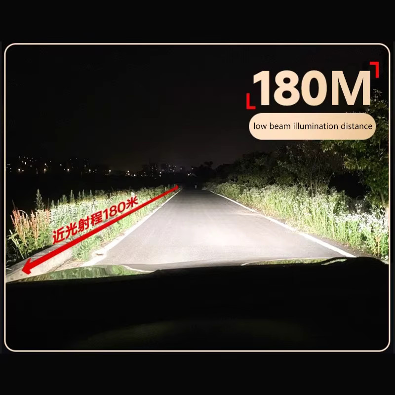 XMSJ LED Autolampen Set 2er Pack H7 H4 H11 9005 mit Canbus in Weiß und Gold für Nebelscheinwerfer und Tagfahrlicht 12V - Bild 3