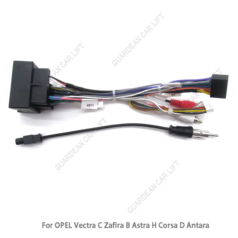 KARUISI 16-Pin Canbus-Box Decoder Kabelbaumadapter für Android-Radios, Schwarz, passend für Opel Vectra C, Zafira B, Astra H, Corsa D und Antara - Bild 2
