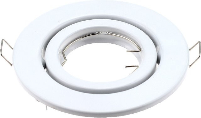 JOYINLED Set aus 10 Stück versenkte Aluminium Rahmen für GU10 MR16 Scheinwerfer, runde Einbaufassung aus Aluminium - Bild 1